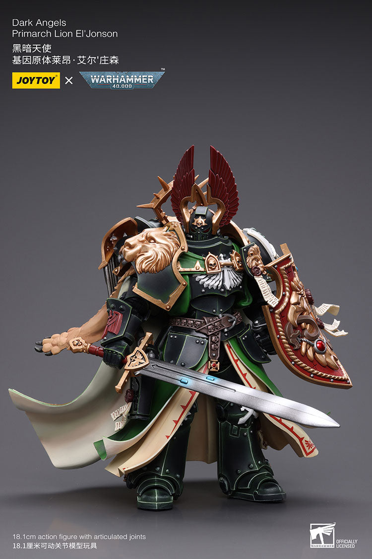 Warhammer 40k Dark Angels Primarch Lion El'Jonson 1/18 Scale Action Figure