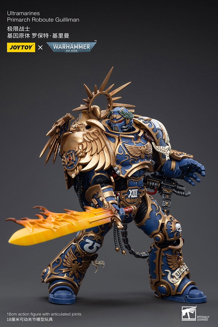 Warhammer 40K Ultramarines Primarch Roboute Guilliman 1/18 Scale Action Figure