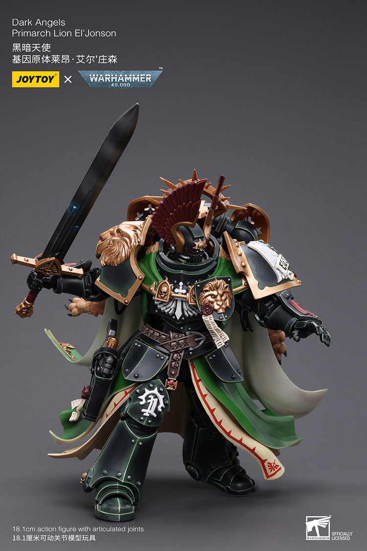 Warhammer 40k Dark Angels Primarch Lion El'Jonson 1/18 Scale Action Figure