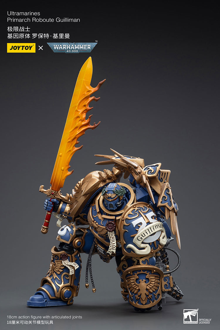 Warhammer 40K Ultramarines Primarch Roboute Guilliman 1/18 Scale Action Figure