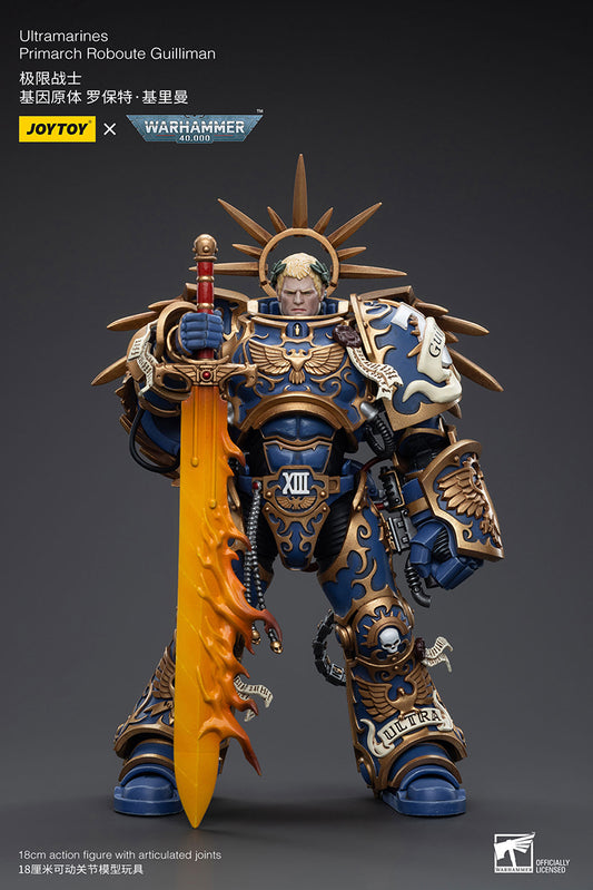 Warhammer 40K Ultramarines Primarch Roboute Guilliman 1/18 Scale Action Figure