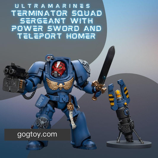 Ultramarines
Terminator Squad
Sergeant with Power Sword and Teleport Homer