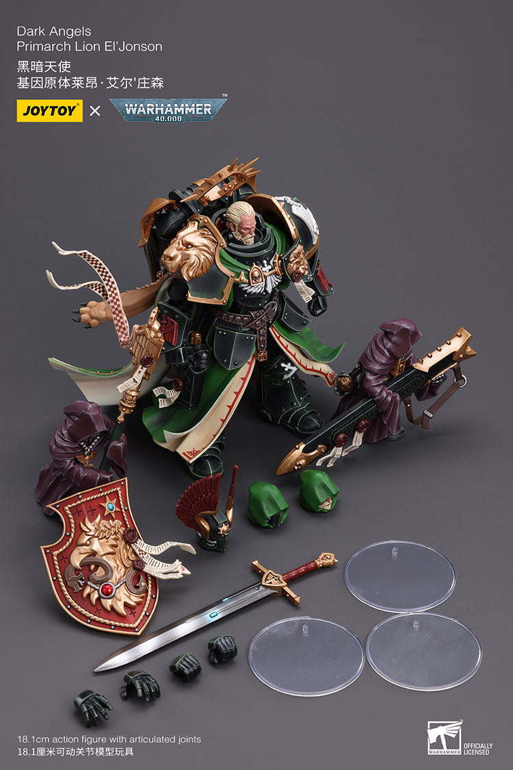 Warhammer 40k Dark Angels Primarch Lion El'Jonson 1/18 Scale Action Figure