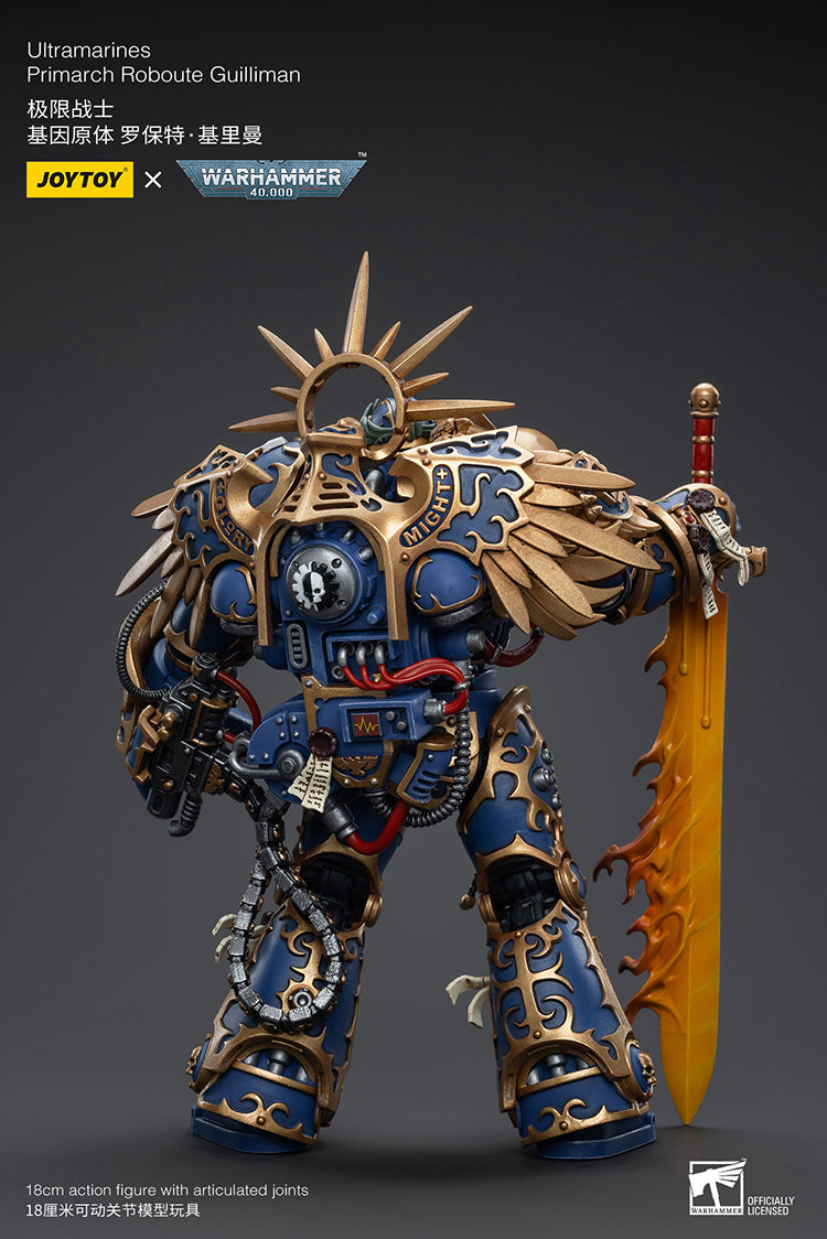 Warhammer 40K Ultramarines Primarch Roboute Guilliman 1/18 Scale Action Figure