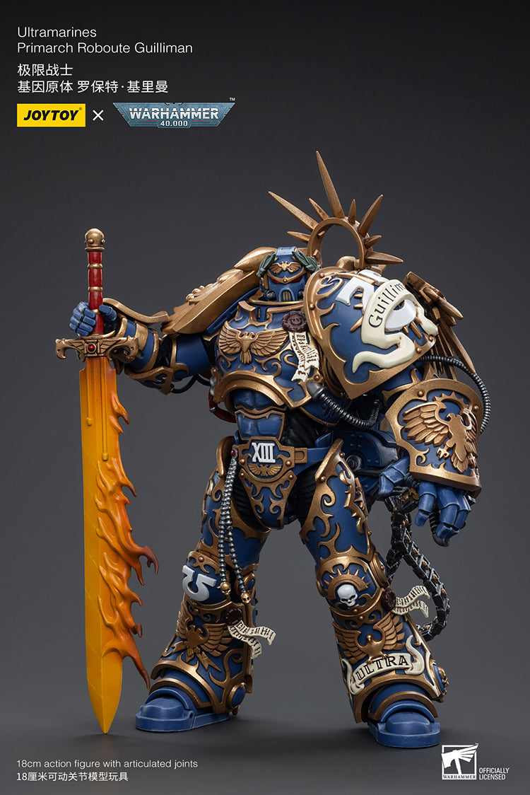 Warhammer 40K Ultramarines Primarch Roboute Guilliman 1/18 Scale Action Figure