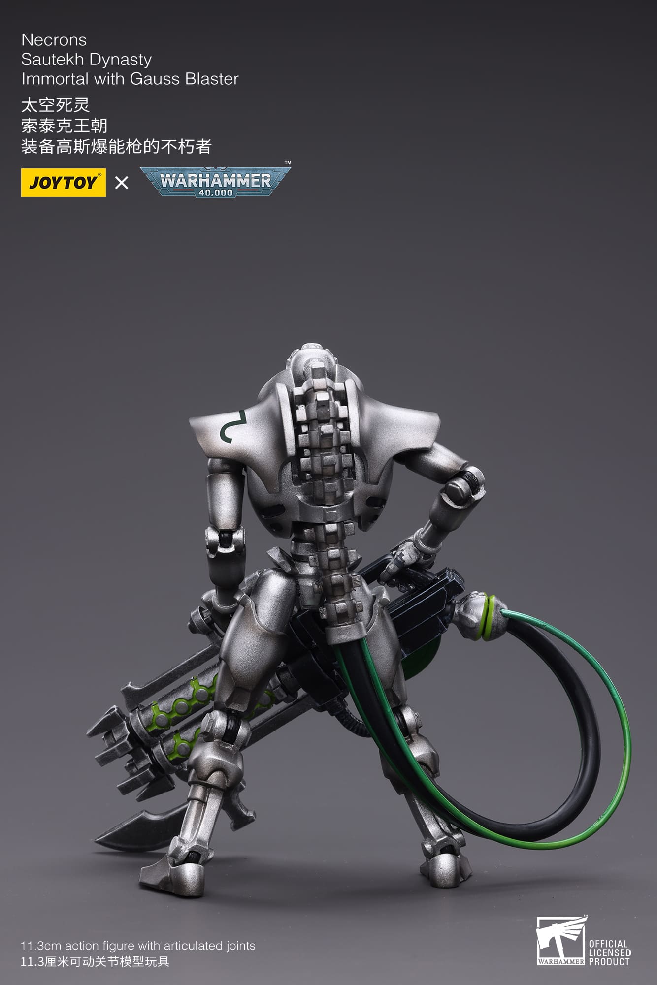 WH 40K-Necrons Sautekh Dynasty Immortal with Gauss Blaster