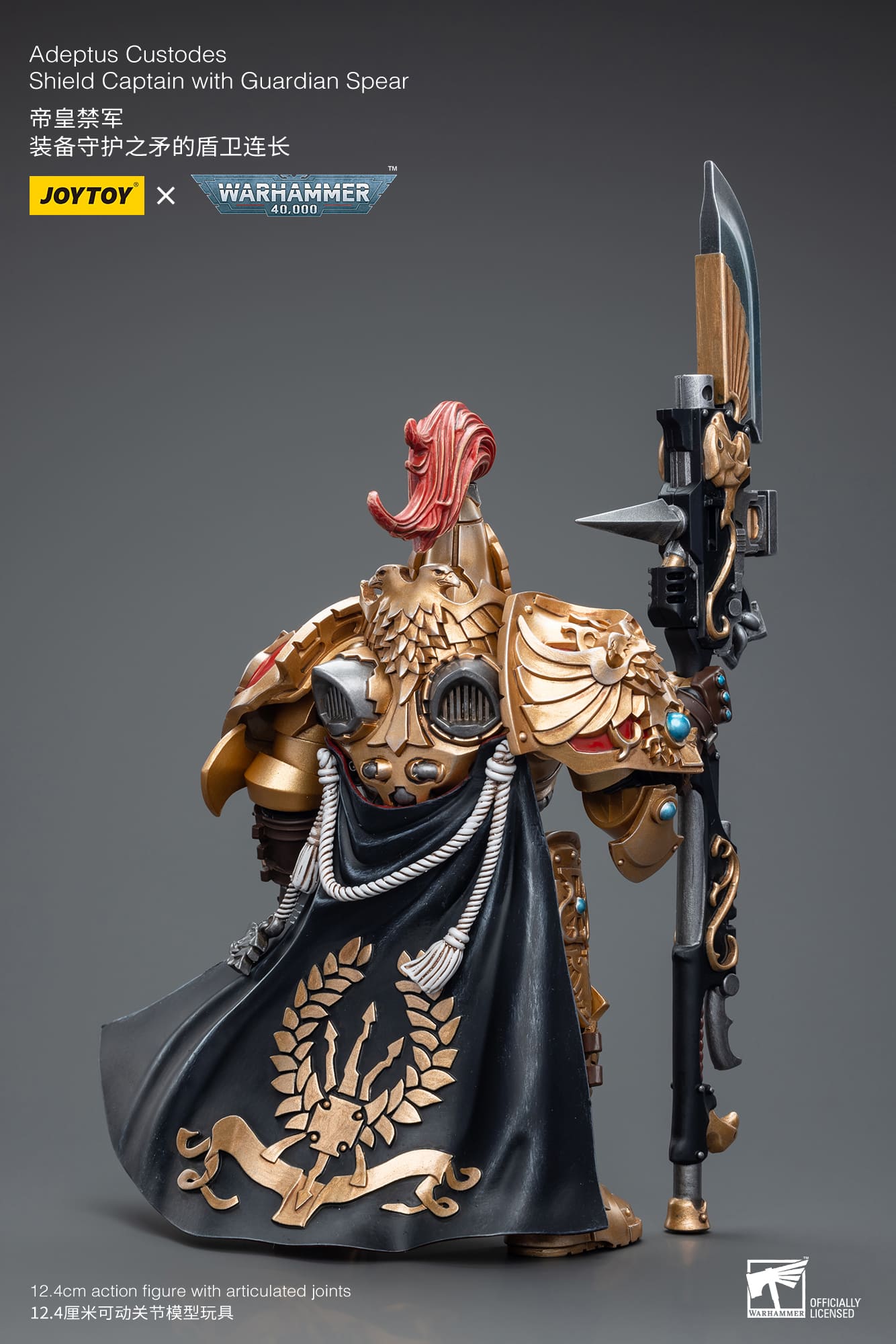 Adeptus Custodes
Shield Captain with Guardian Spear