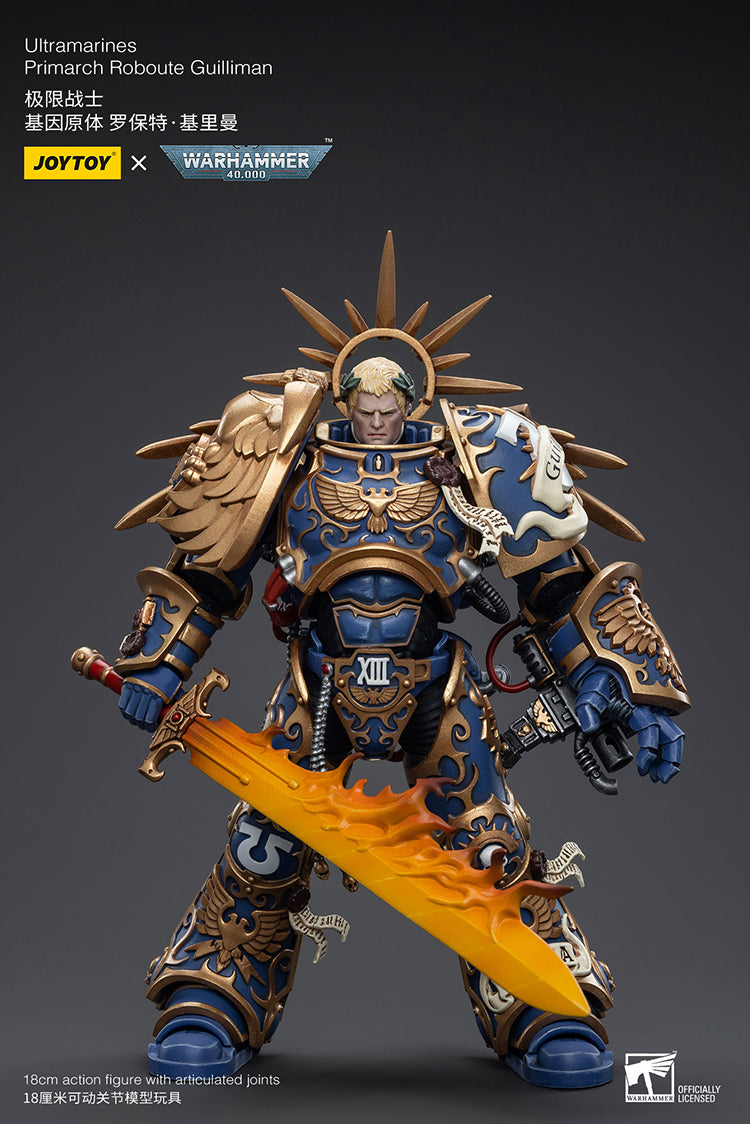 Warhammer 40K Ultramarines Primarch Roboute Guilliman 1/18 Scale Action Figure