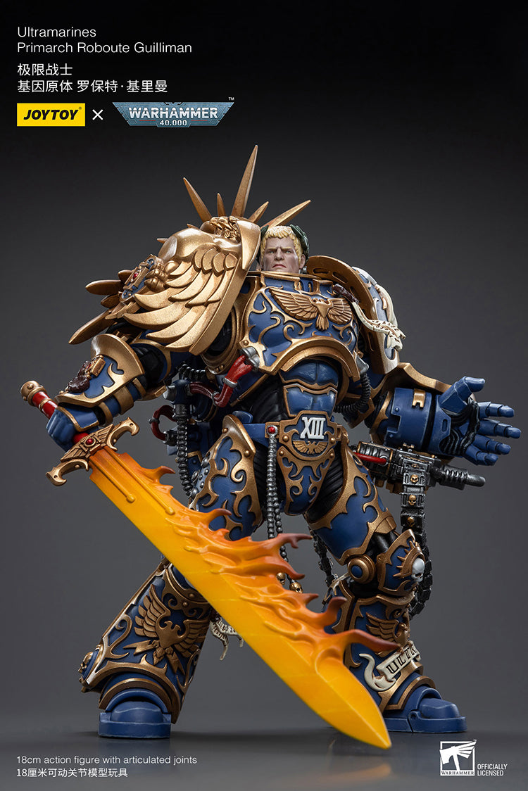 Warhammer 40K Ultramarines Primarch Roboute Guilliman 1/18 Scale Action Figure