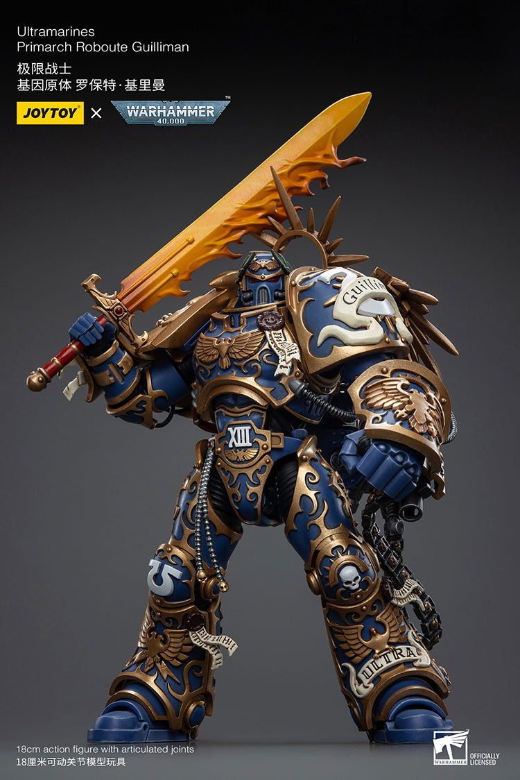 Warhammer 40K Ultramarines Primarch Roboute Guilliman 1/18 Scale Action Figure