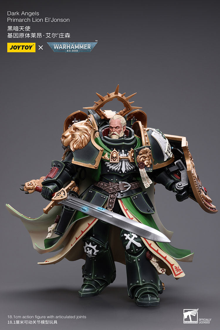 Warhammer 40k Dark Angels Primarch Lion El'Jonson 1/18 Scale Action Figure