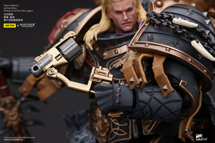 Warhammer: The Horus Heresy Space Wolves Leman Russ, Primarch of the VIth Legion 1/18 Scale Action Figure