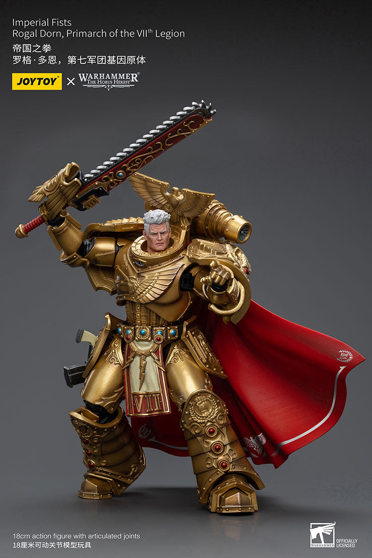 Warhammer: The Horus Heresy Imperial Fists Rogal Dorn, Primarch of the VIIth Legion 1/18 Scale Action Figure