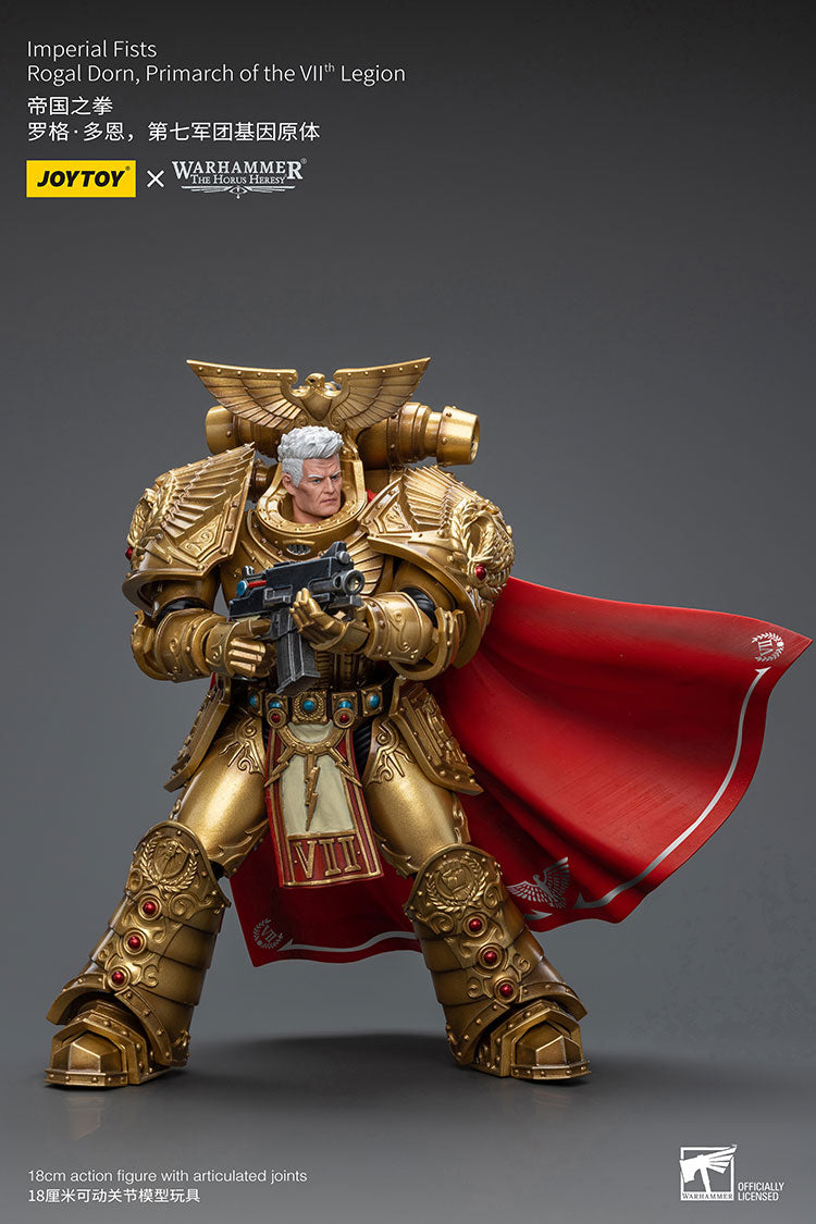 Warhammer: The Horus Heresy Imperial Fists Rogal Dorn, Primarch of the VIIth Legion 1/18 Scale Action Figure