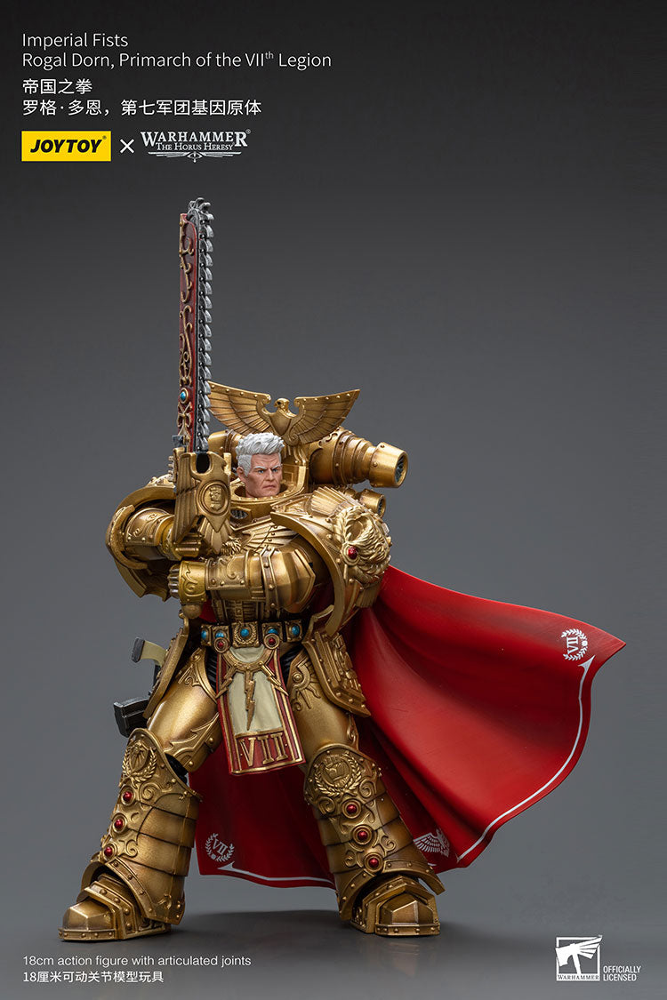 Warhammer: The Horus Heresy Imperial Fists Rogal Dorn, Primarch of the VIIth Legion 1/18 Scale Action Figure