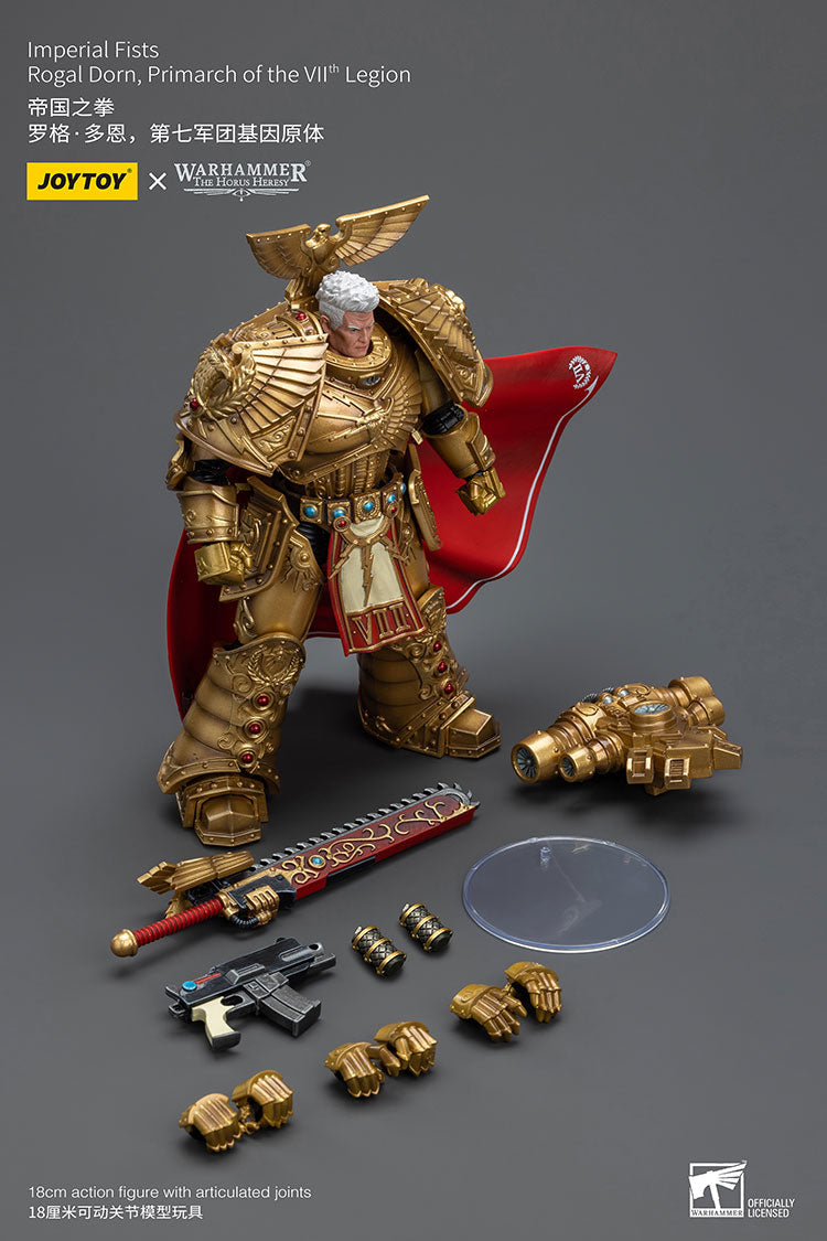 Warhammer: The Horus Heresy Imperial Fists Rogal Dorn, Primarch of the VIIth Legion 1/18 Scale Action Figure