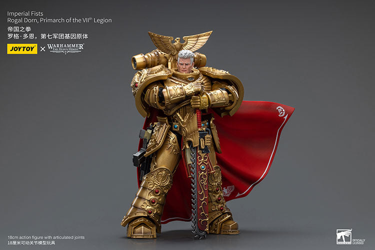 Warhammer: The Horus Heresy Imperial Fists Rogal Dorn, Primarch of the VIIth Legion 1/18 Scale Action Figure