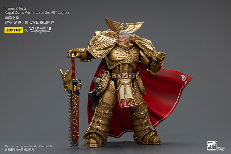 Warhammer: The Horus Heresy Imperial Fists Rogal Dorn, Primarch of the VIIth Legion 1/18 Scale Action Figure