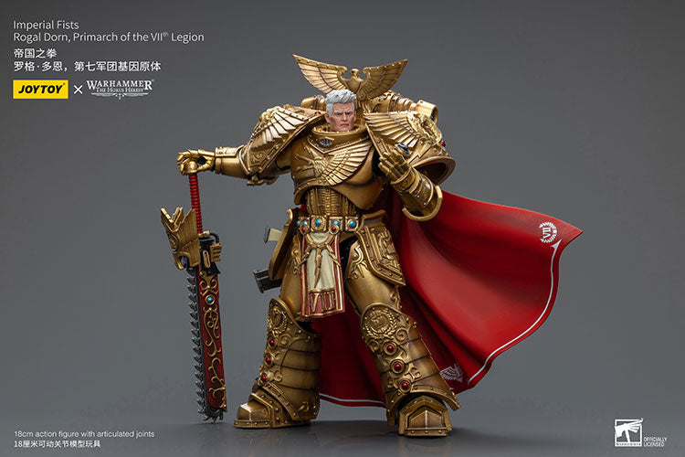 Warhammer: The Horus Heresy Imperial Fists Rogal Dorn, Primarch of the VIIth Legion 1/18 Scale Action Figure