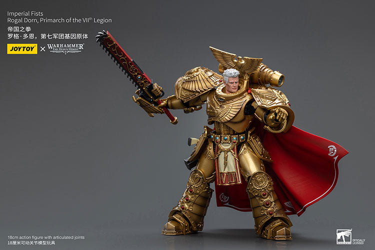 Warhammer: The Horus Heresy Imperial Fists Rogal Dorn, Primarch of the VIIth Legion 1/18 Scale Action Figure