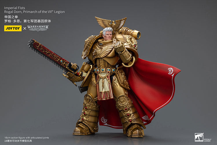 Warhammer: The Horus Heresy Imperial Fists Rogal Dorn, Primarch of the VIIth Legion 1/18 Scale Action Figure