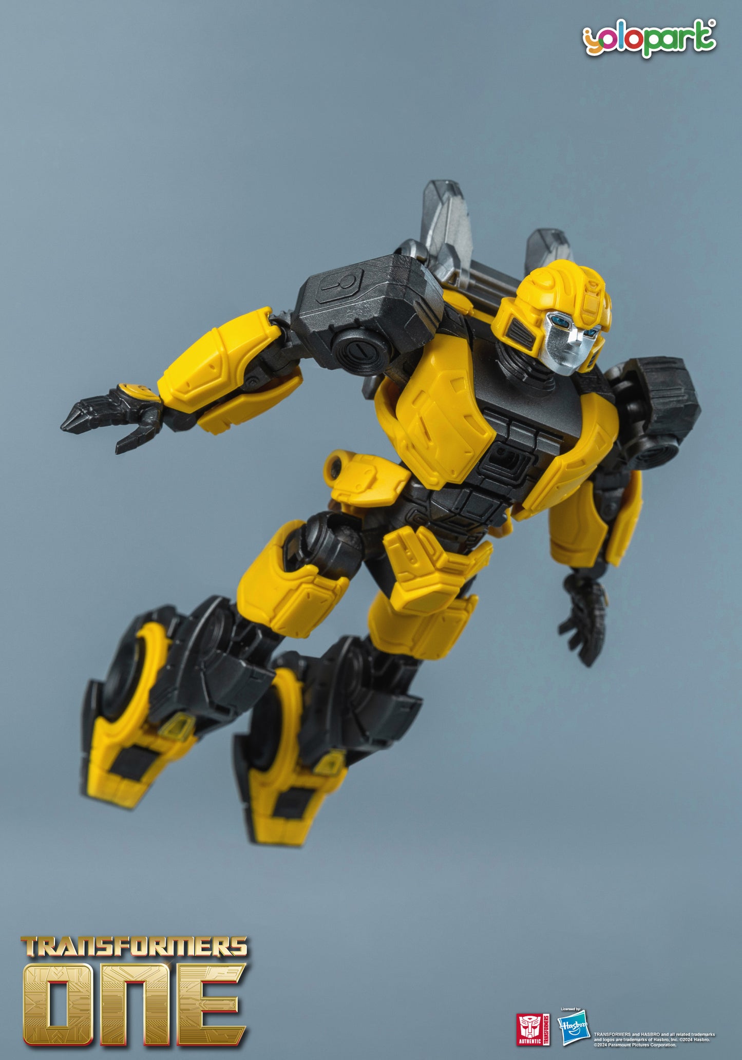 Bumblebee Transformers One Toy (B-127) - 4.92 Inch Highly Articulated Cog-Less Action Figure for Boys and Girls Ages 8 and Up