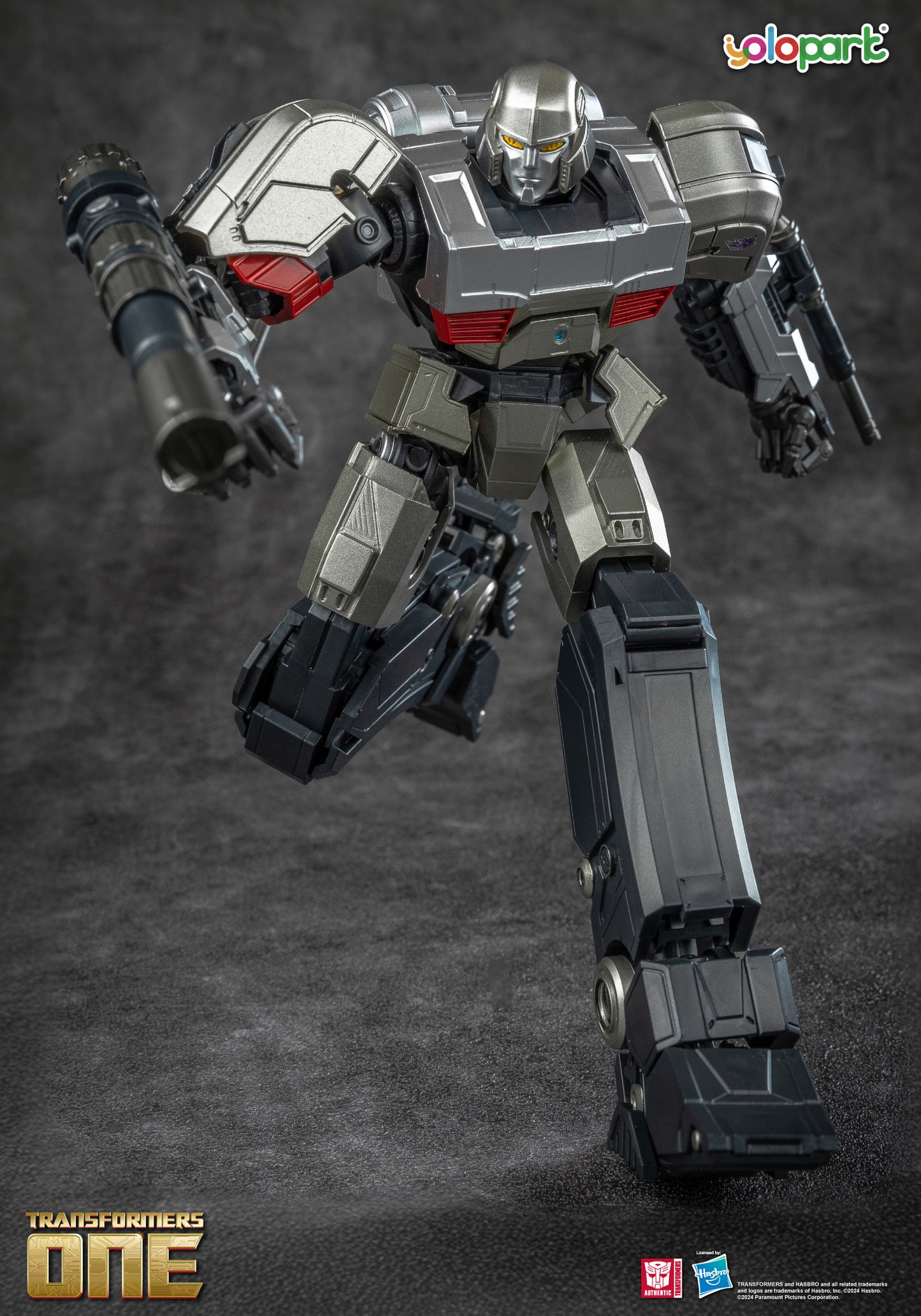 Transformers One Megatron (D-16) Cogged Mode - 7.87 Inch Highly Articulated Action Figure, Non-Converting Collectible Toy for Ages 8 and Up