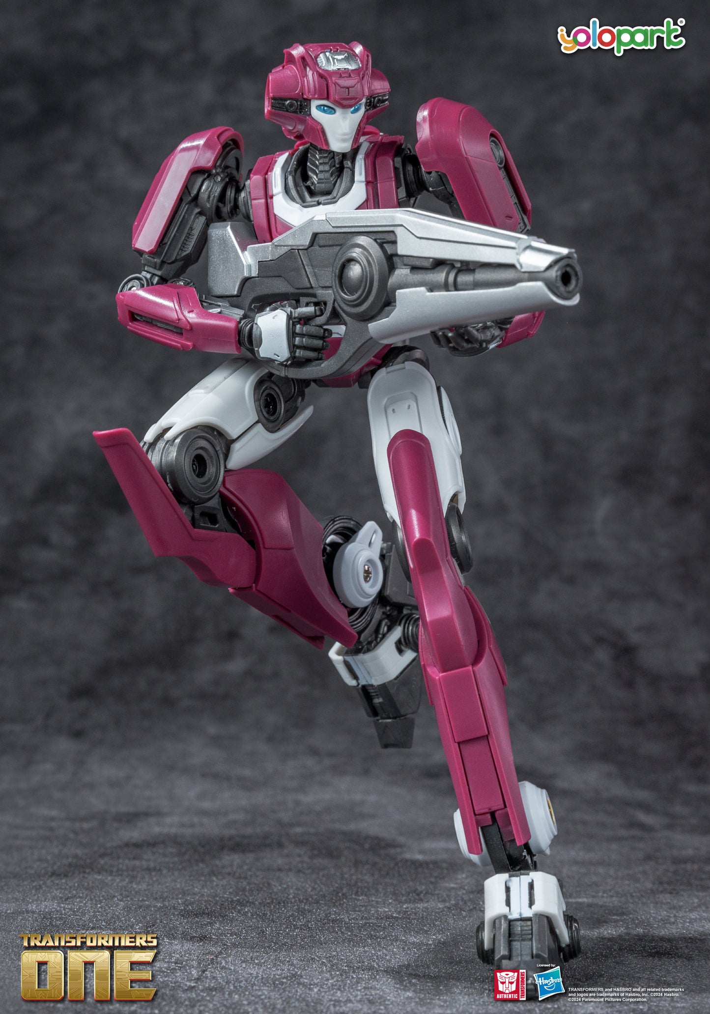 Transformers One Elita-1 Cogged Mode Action Figure - 6.89 Inch Highly Articulated Collectible Toy for Ages 8 and Up, Non-Converting Model Kit