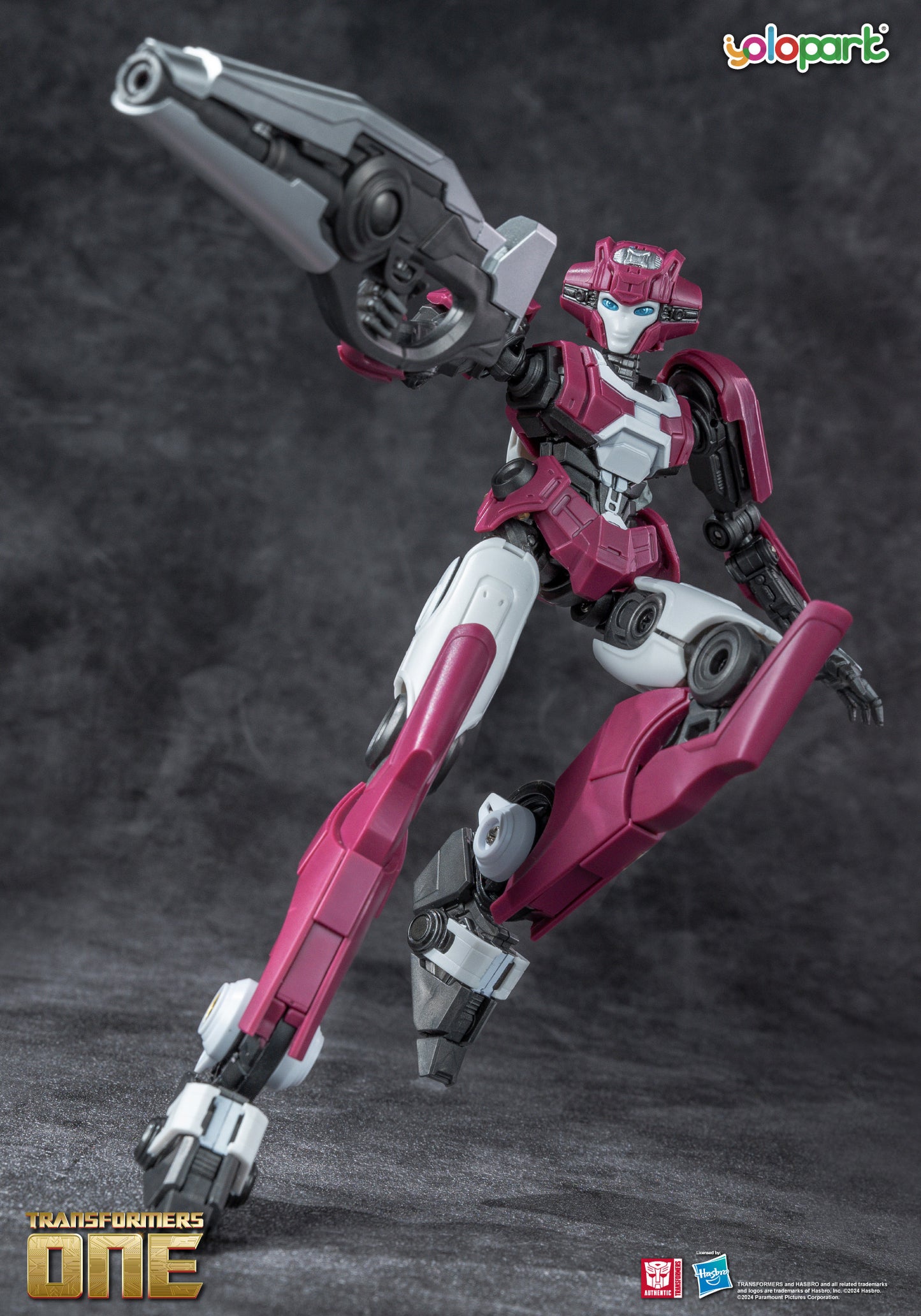 Transformers One Elita-1 Cogged Mode Action Figure - 6.89 Inch Highly Articulated Collectible Toy for Ages 8 and Up, Non-Converting Model Kit