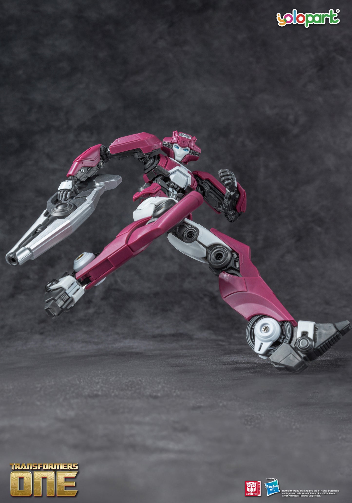 Transformers One Elita-1 Cogged Mode Action Figure - 6.89 Inch Highly Articulated Collectible Toy for Ages 8 and Up, Non-Converting Model Kit