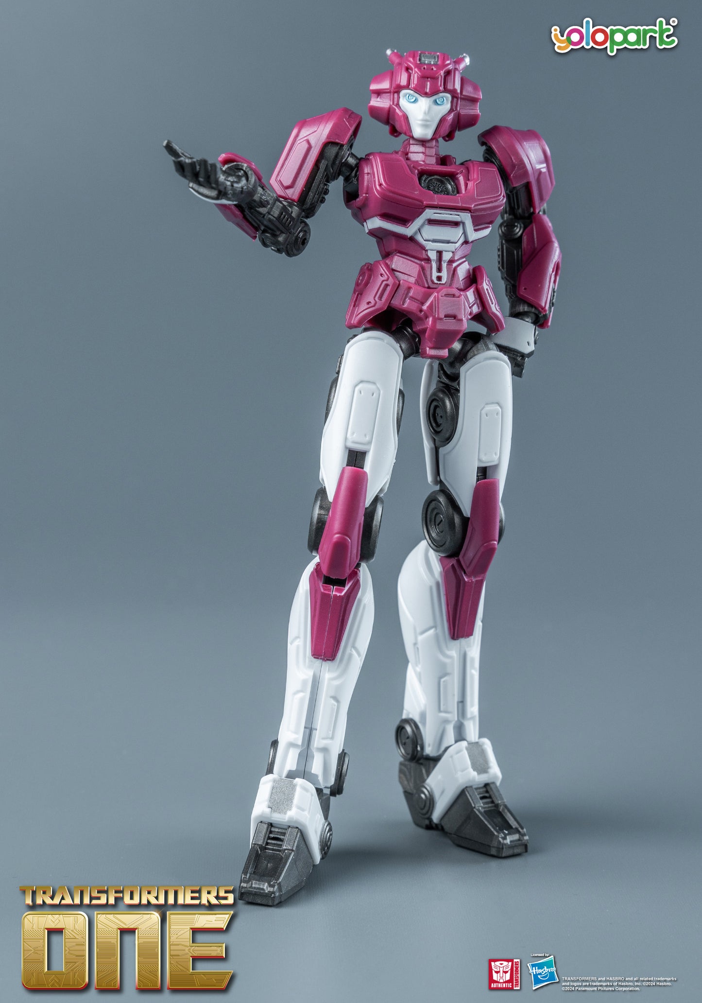 Transformers Elita-1 Cog-less Mode Action Figure - 5.12 Inch Highly Articulated Collectible Toy for Ages 8 and Up, Non-Converting Transformers One Figure