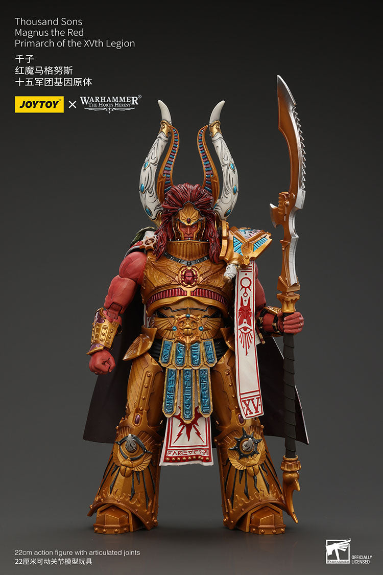 Warhammer: The Horus Heresy Thousand Sons Magnus the Red, Primarch of the XVth Legion 1/18 Scale Action Figure