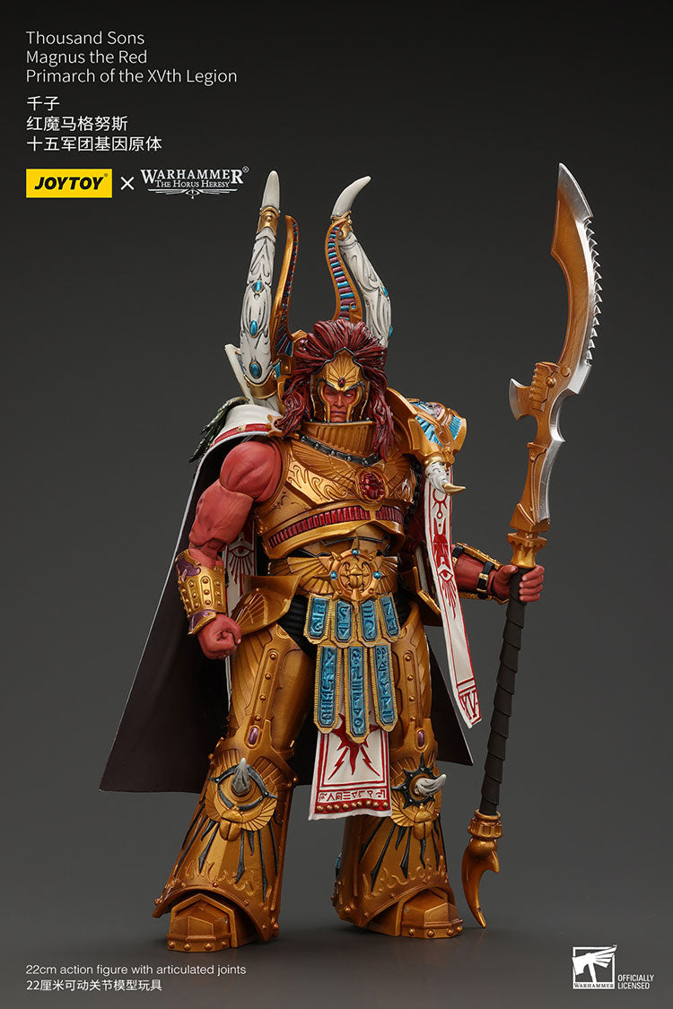 Warhammer: The Horus Heresy Thousand Sons Magnus the Red, Primarch of the XVth Legion 1/18 Scale Action Figure