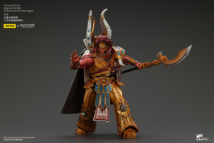 Warhammer: The Horus Heresy Thousand Sons Magnus the Red, Primarch of the XVth Legion 1/18 Scale Action Figure