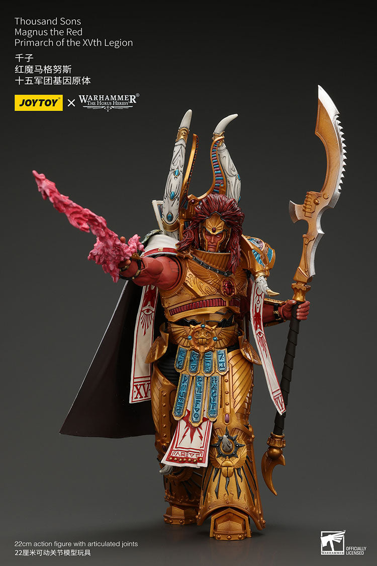 Warhammer: The Horus Heresy Thousand Sons Magnus the Red, Primarch of the XVth Legion 1/18 Scale Action Figure