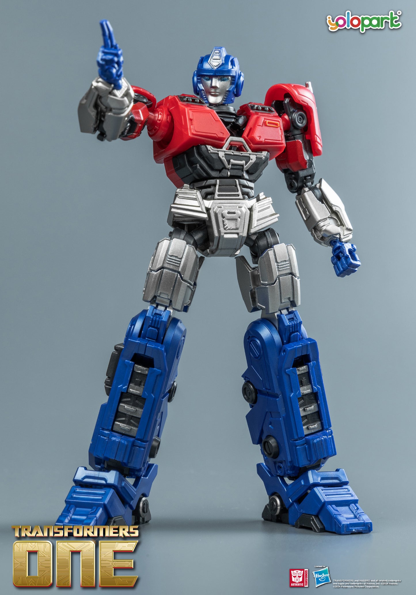 Transformers One Optimus Prime (Orion Pax) Cog-Less Mode - 5.51 Inch Highly Articulated Action Figure, Non-Converting Collectible for Boys and Girls Ages 8 and Up