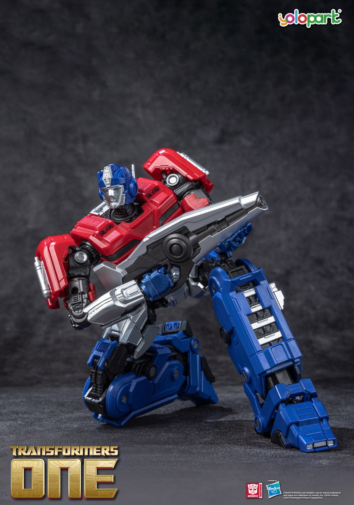 Transformers One Optimus Prime (Orion Pax) Cogged Mode - 7.87 Inch Highly Articulated Action Figure, Non-Converting Collectible for Ages 8 and Up